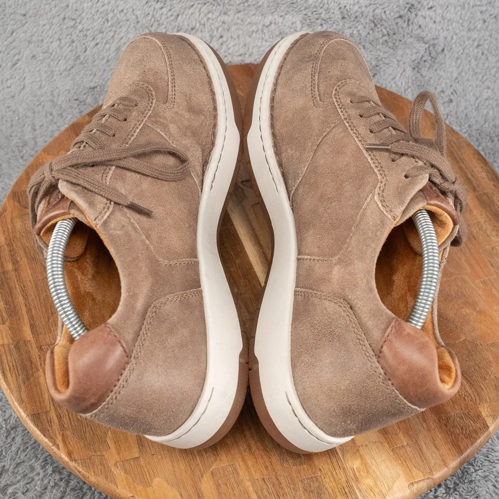 Born Men's Captain Brown Sneaker Lace‎ Up Tie Shoes BM0018955 Size 10.5 M